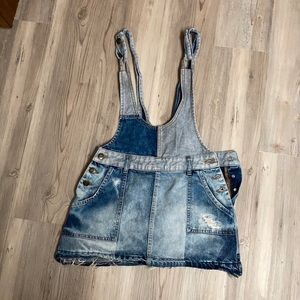 Jean Skirt overalls